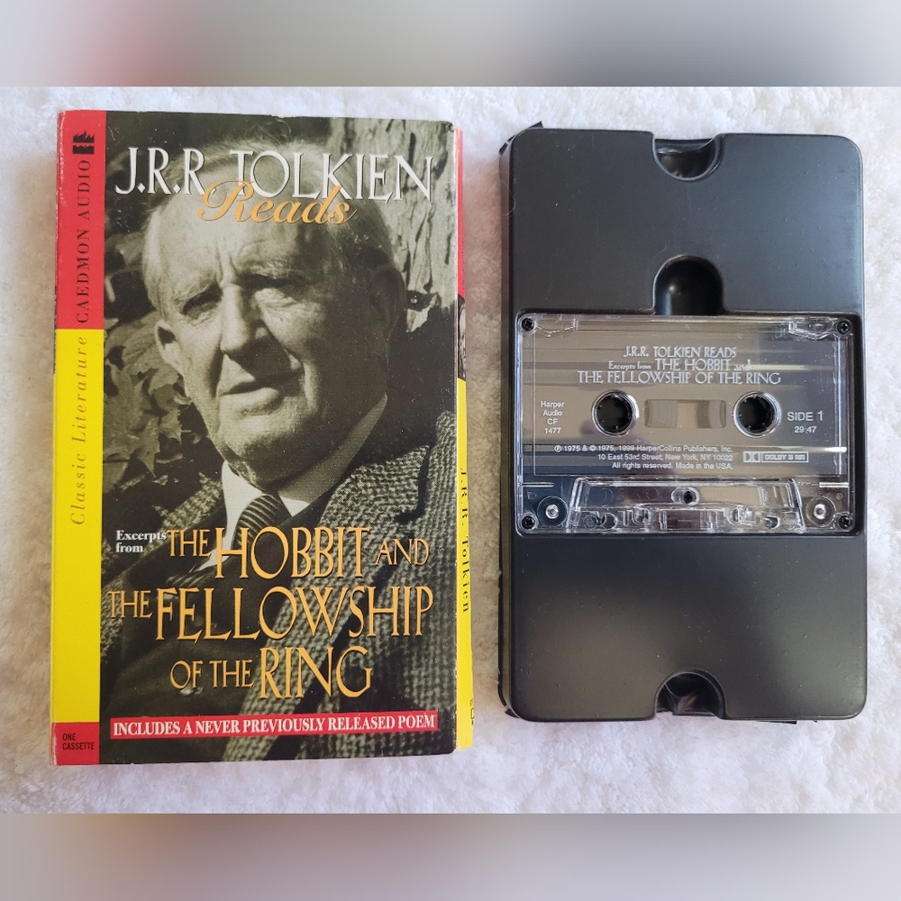 Vintage J.R.R. Tolkien Reads The Hobbit & The Fellowship of the Ring Audiobook